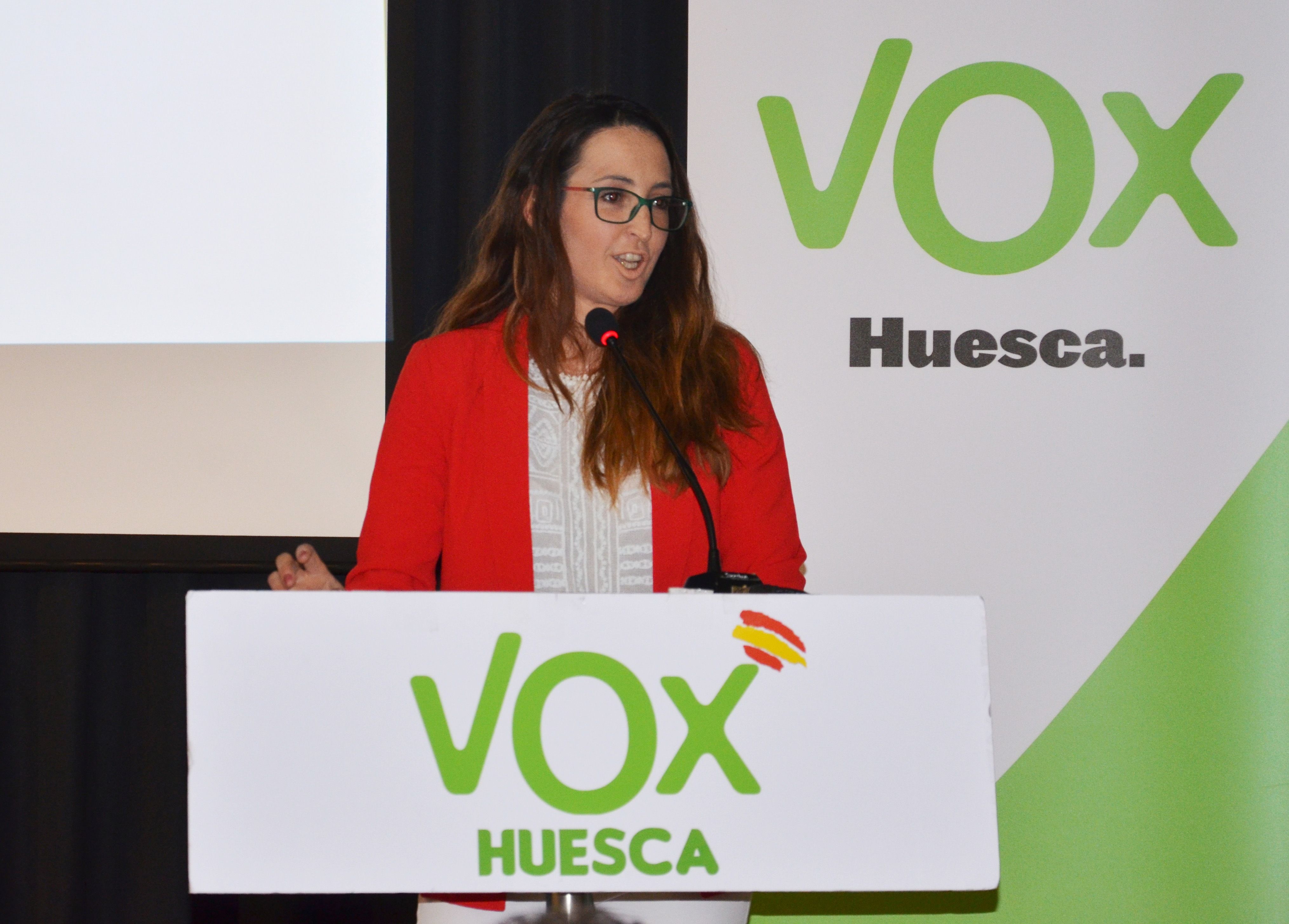 Beatriz Oliván, candidata de VOX a la alcaldía de Binéfar